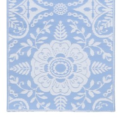 Outdoor-Teppich Babyblau 160x230 cm PP