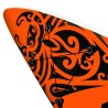 SUP-Board-Set Aufblasbar 305x76x15 cm Orange