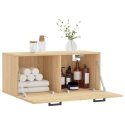 Wandschrank Sonoma-Eiche 80x36,5x35 cm Holzwerkstoff