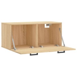 Wandschrank Sonoma-Eiche 80x36,5x35 cm Holzwerkstoff