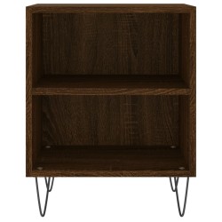 Nachttische 2 Stk. Braun Eichen-Optik 40x30x50 cm Holzwerkstoff