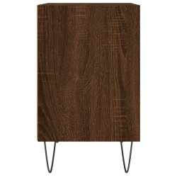 Nachttische 2 Stk. Braun Eichen-Optik 40x30x50 cm Holzwerkstoff