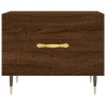 Couchtische 2 Stk. Braun Eichen-Optik 50x50x40 cm Holzwerkstoff