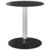 Couchtisch Schwarz 40 cm Hartglas