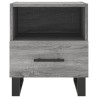 Nachttische 2 Stk. Grau Sonoma 40x35x47,5 cm Holzwerkstoff