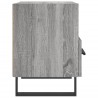 Nachttische 2 Stk. Grau Sonoma 40x35x47,5 cm Holzwerkstoff