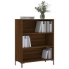 Bücherregal Braun Eichen-Optik 69,5x32,5x90 cm Holzwerkstoff