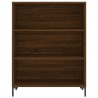 Bücherregal Braun Eichen-Optik 69,5x32,5x90 cm Holzwerkstoff