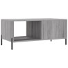 Couchtisch Grau Sonoma 90x50x40 cm Holzwerkstoff