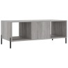 Couchtisch Grau Sonoma 102x50x40 cm Holzwerkstoff