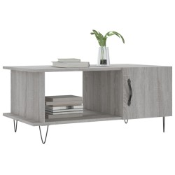 Couchtisch Grau Sonoma 90x50x40 cm Holzwerkstoff