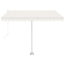 Standmarkise Manuell Einziehbar 300x250 cm Creme