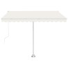 Standmarkise Manuell Einziehbar 300x250 cm Creme