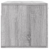 Wandschrank Grau Sonoma 80x36,5x35 cm Holzwerkstoff