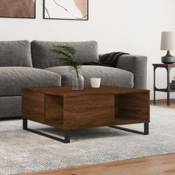 Couchtisch Braun Eichen-Optik 80x80x36,5 cm Holzwerkstoff