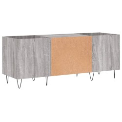 Plattenschrank Grau Sonoma 121x38x48 cm Holzwerkstoff