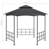 Pavillon mit Seitenwänden 3,1x2,7 m Anthrazit