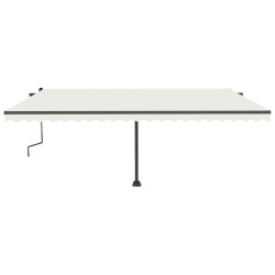 Standmarkise Manuell Einziehbar 500x350 cm Creme