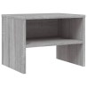 Nachttisch Grau Sonoma 40x30x30 cm Holzwerkstoff