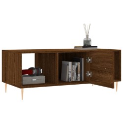 Couchtisch Braun Eichen-Optik 102x50x40 cm Holzwerkstoff