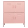 Lagerschrank Rosa 80x35x101,5 cm Stahl