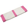 Aufblasbare Gymnastikmatte mit Pumpe 600x100x15 cm PVC Rosa