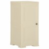 Kunststoffschrank 40x43x85,5 cm Holzdesign Angora-Weiß