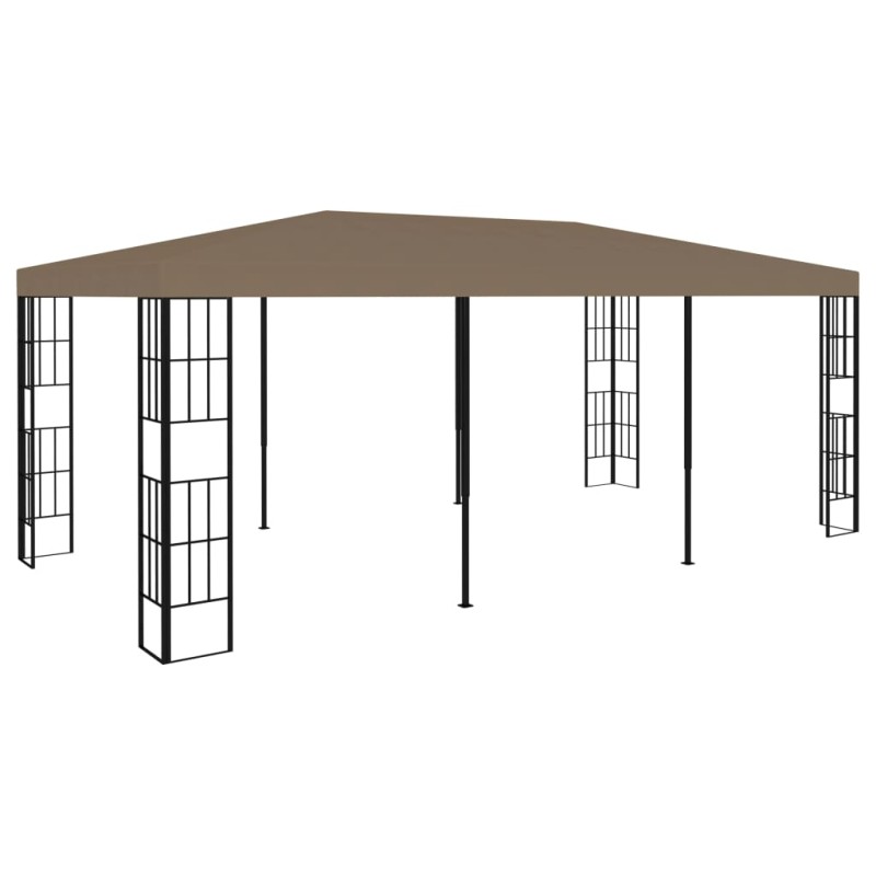 Pavillon 6x3 m Taupe