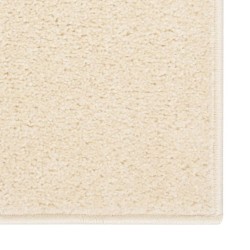 Teppich Kurzflor 120x170 cm Creme