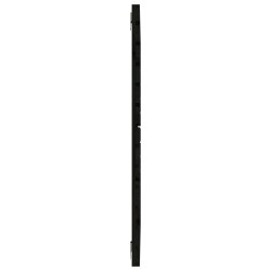 Wand-Kopfteil Schwarz 81x3x91,5 cm Massivholz Kiefer