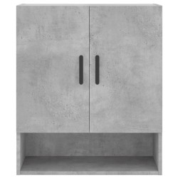 Wandschrank Betongrau 60x31x70 cm Holzwerkstoff