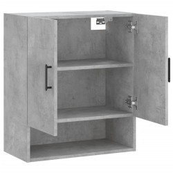 Wandschrank Betongrau 60x31x70 cm Holzwerkstoff