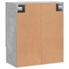 Wandschrank Betongrau 60x31x70 cm Holzwerkstoff