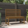 Gartenbank Honigbraun 109 cm Massivholz Kiefer