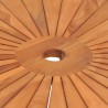 Gartentisch Klappbar Ø 85x75 cm Massivholz Teak