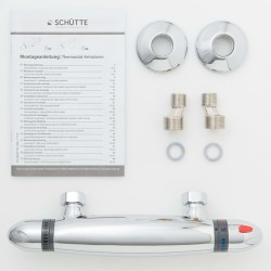 SCHÜTTE Thermostat-Duscharmatur SUPRA Verchromt