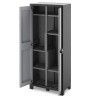 Keter Universalschrank Titan Schwarz und Grau 182 cm