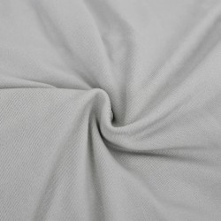 Stretch Sofahusse 3-Sitzer Grau Polyester-Jersey