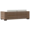 3-Sitzer Sofa Echtes Rattan