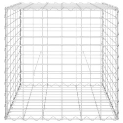 Würfel-Gabionen-Hochbeet Stahldraht 60x60x60 cm