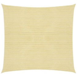 Sonnensegel 160 g/m² Beige 2,5x2,5 m HDPE