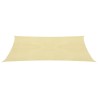 Sonnensegel 160 g/m² Beige 3x5 m HDPE