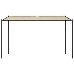 Pavillon Beige 4x4 m 180 g/m² Stoff und Stahl