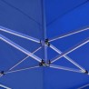 Profi-Partyzelt Faltbar Aluminium 6x3 m Blau