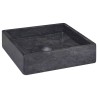 Waschbecken Schwarz 40x40x10 cm Marmor