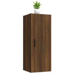 Hängeschrank Braun Eichen-Optik 34,5x34x90 cm Holzwerkstoff