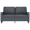 2-Sitzer-Sofa Dunkelgrau 120 cm Samt