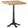 Bistrotisch 60x60x77 cm Raues Mangoholz