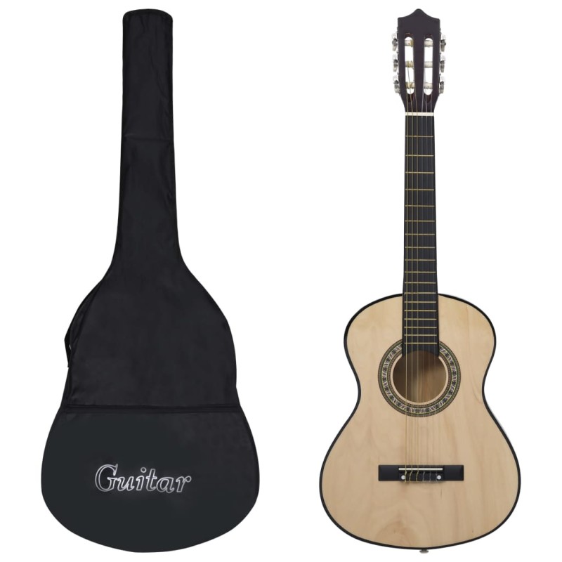 Klassikgitarre für Anfänger und Kinder mit Tasche 1/2 34"