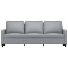 3-Sitzer-Sofa Hellgrau 180 cm Stoff